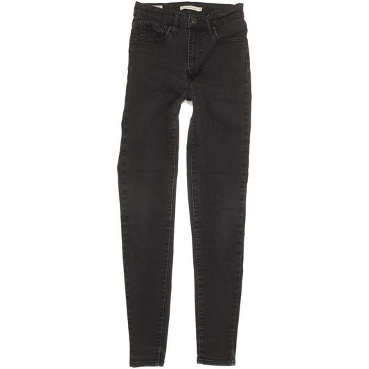 Levi's Mile Women Black Skinny Slim Stretch Jeans W27 L30