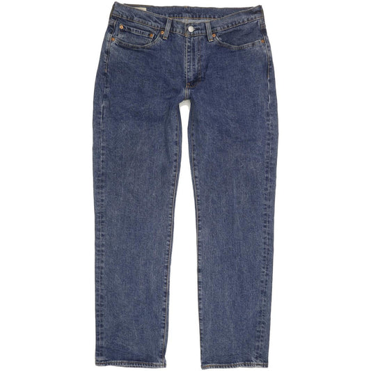 Levi's 514 Men Blue Straight Slim Stretch Jeans W34 L31