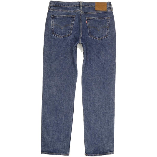 Levi's 514 Men Blue Straight Slim Stretch Jeans W34 L31
