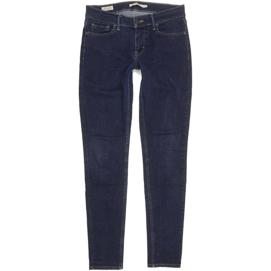 Levi's 710 Super Women Blue Skinny Slim Stretch Jeans W29 L29