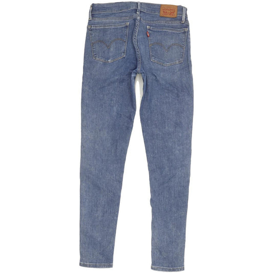 Levi's 710 Super Women Blue Skinny Slim Stretch Jeans W29 L29