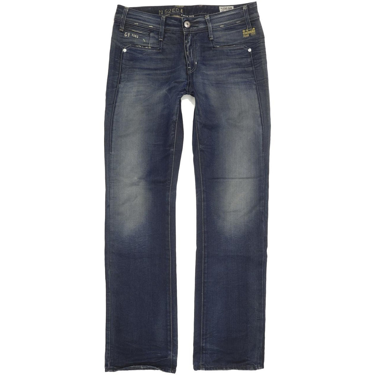 G-Star Jock Women Blue Straight Loose Jeans W30 L32