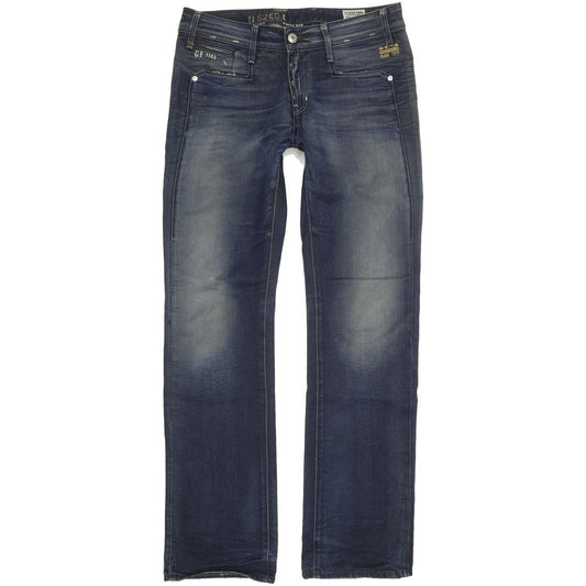G-Star Jock Women Blue Straight Loose Jeans W30 L32