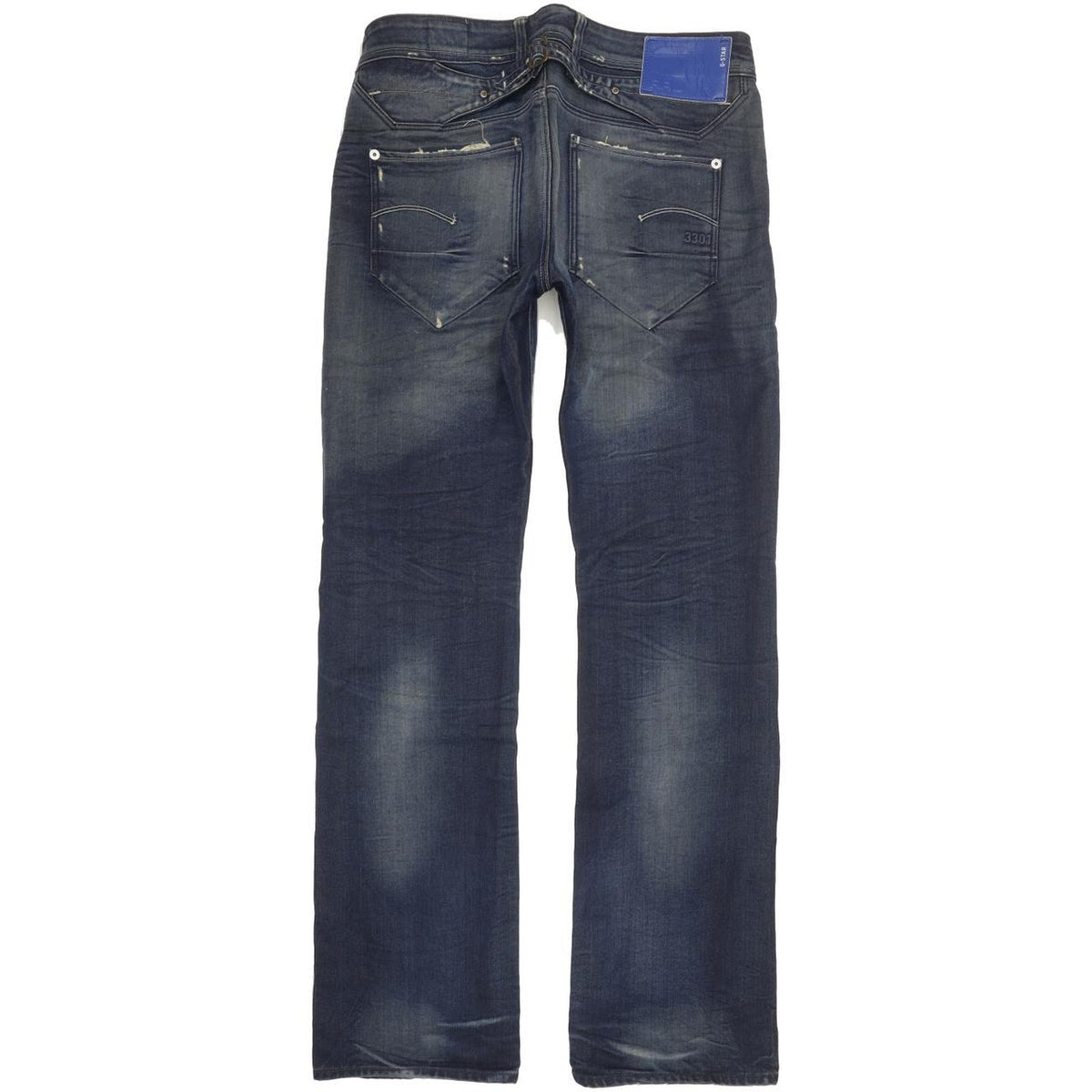 G-Star Jock Women Blue Straight Loose Jeans W30 L32