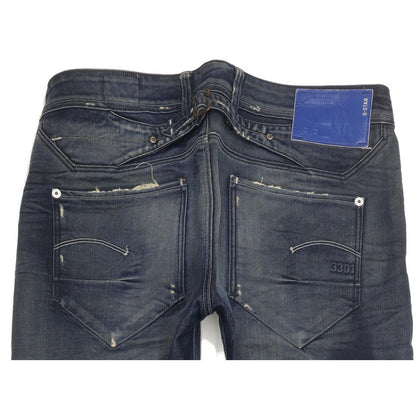 G-Star Jock Women Blue Straight Loose Jeans W30 L32
