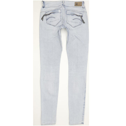 G-Star Midge Cody Women Blue Skinny Slim Stretch Jeans W26 L34
