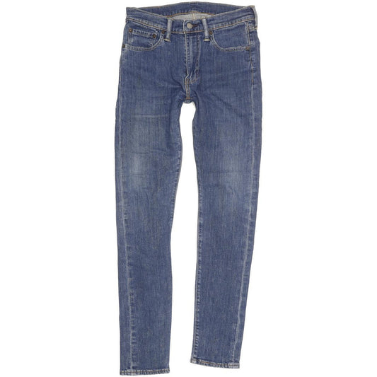 Levi's 519 Irregular Men Blue Skinny Slim Stretch Jeans W30 L31