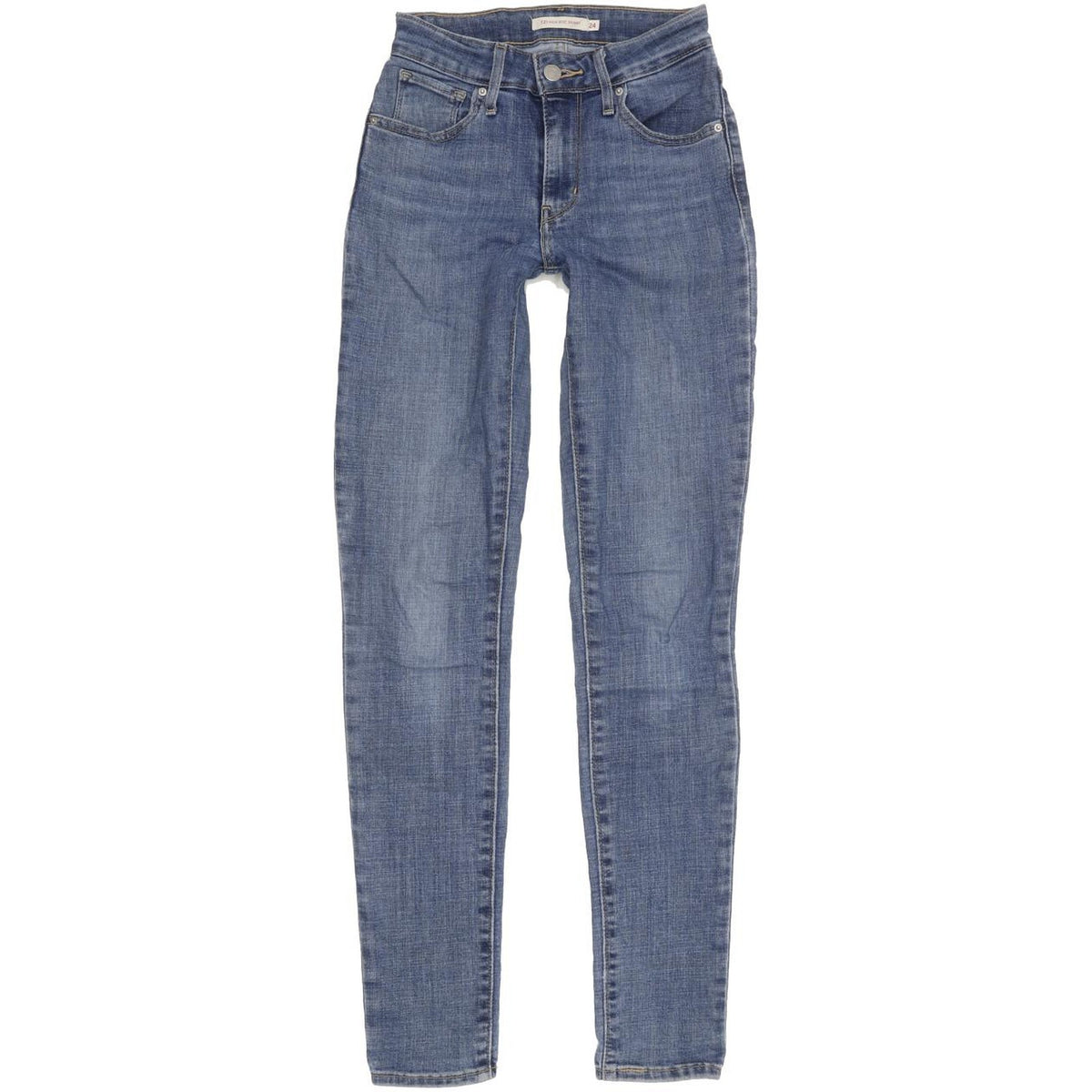 Levi's 721 Women Blue Skinny Slim Stretch Jeans W24 L30
