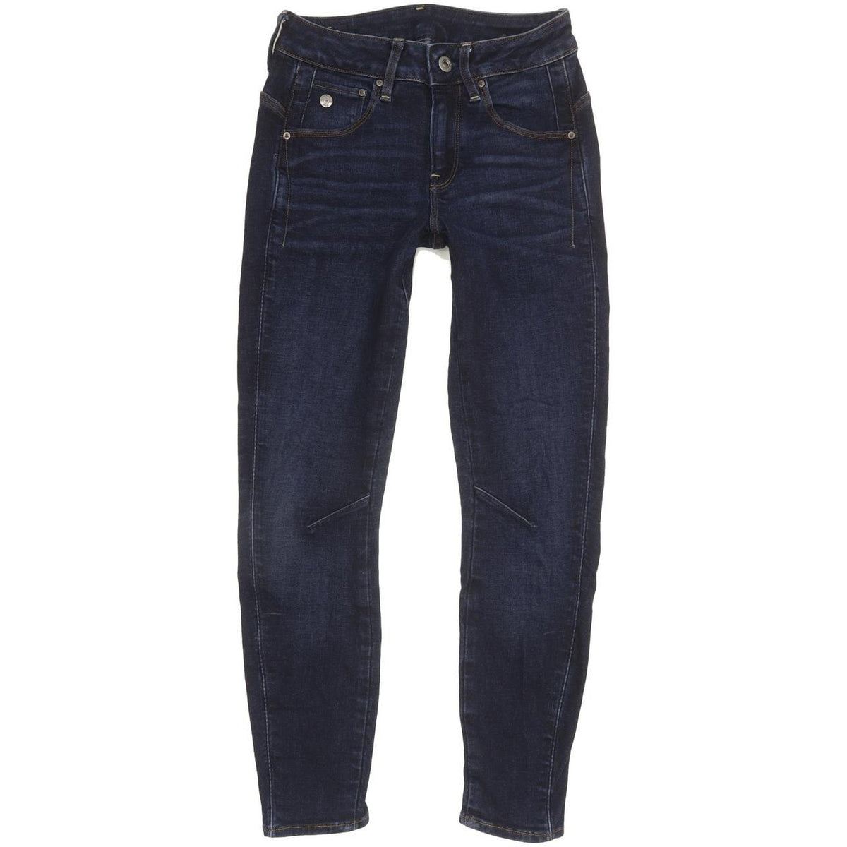 G-Star Arc 3D Mid Women Navy Skinny Slim Stretch Jeans W25 L28