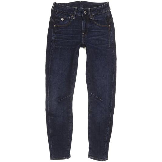 G-Star Arc 3D Mid Women Navy Skinny Slim Stretch Jeans W25 L28