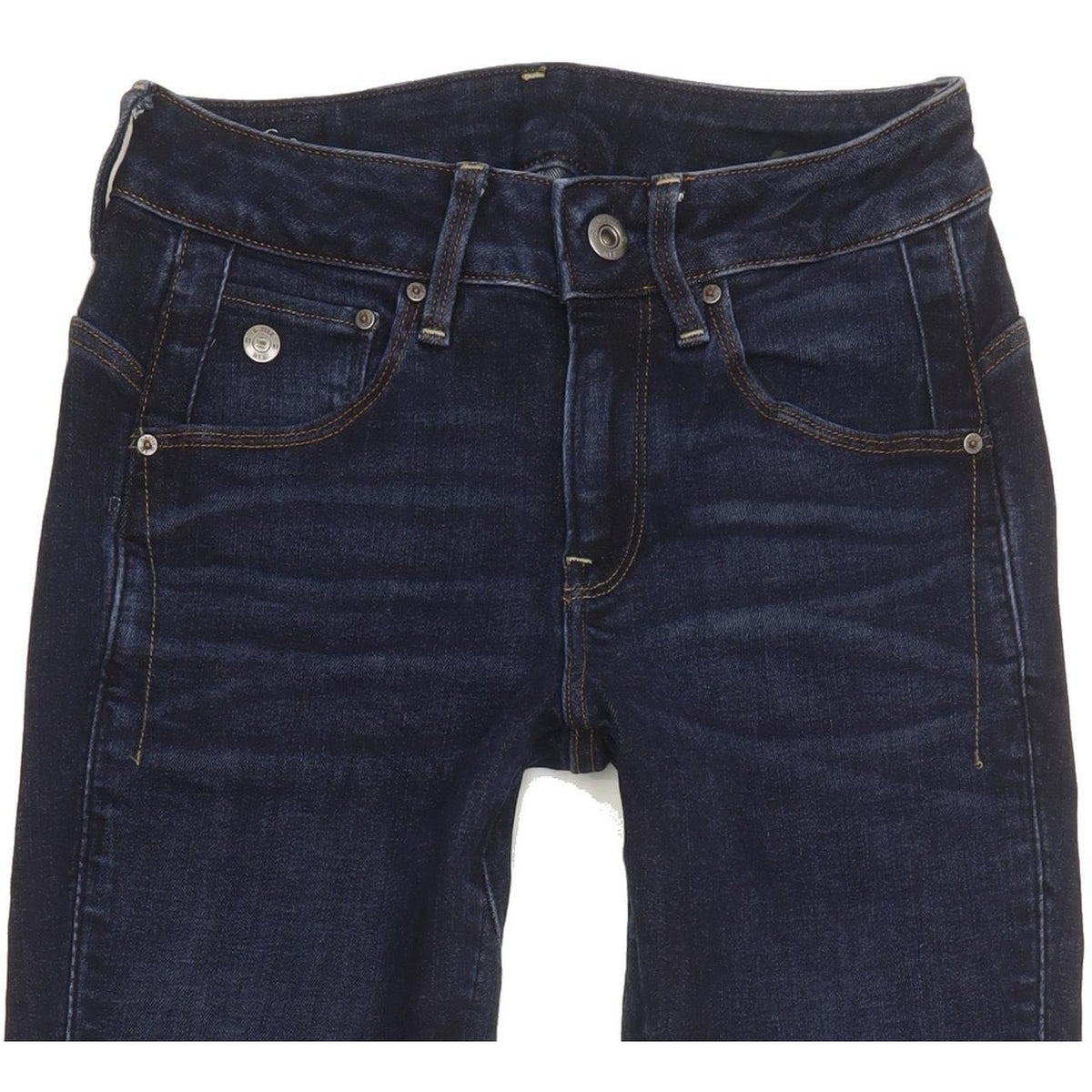 G-Star Arc 3D Mid Women Navy Skinny Slim Stretch Jeans W25 L28