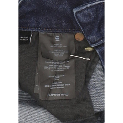 G-Star Arc 3D Mid Women Navy Skinny Slim Stretch Jeans W25 L28