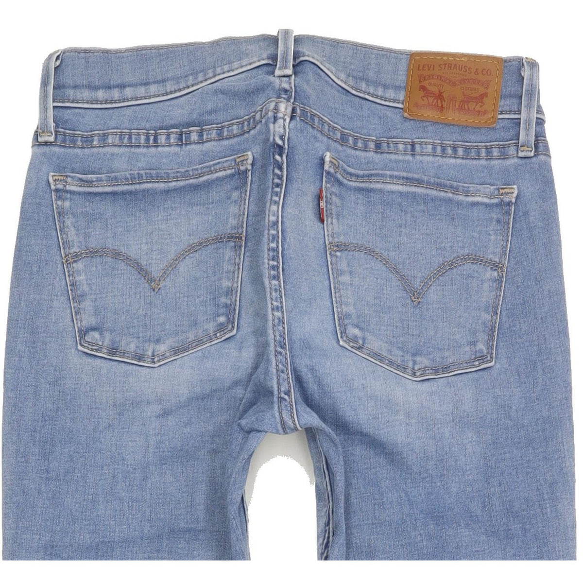 Levi's 710 Super Women Blue Skinny Slim Stretch Jeans W27 L30