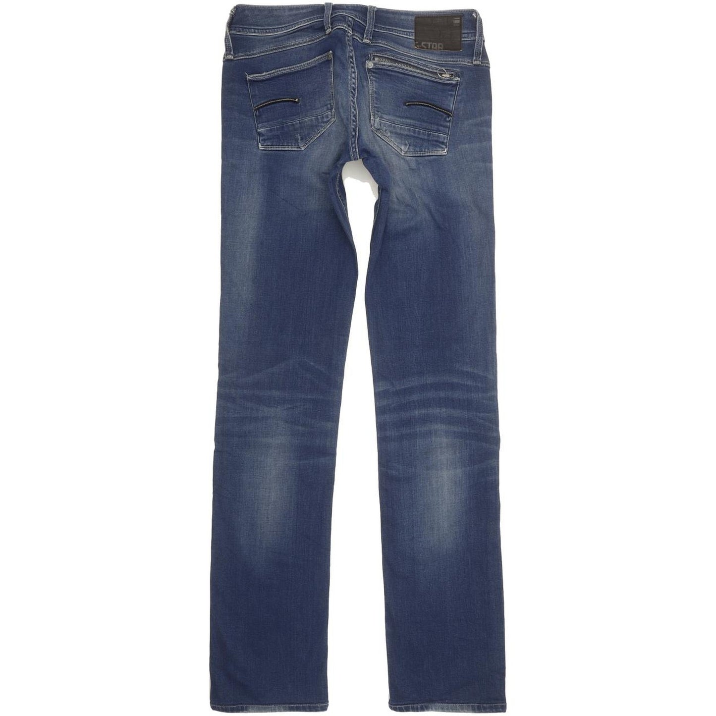 G-Star Attacc Women Blue Straight Slim Stretch Jeans W27 L32