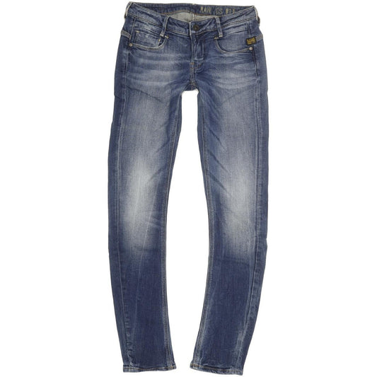 G-Star New Radar Women Blue Skinny Slim Stretch Jeans W27 L32