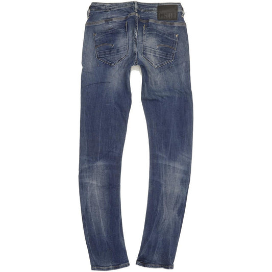 G-Star New Radar Women Blue Skinny Slim Stretch Jeans W27 L32