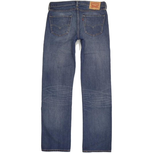 Levi's 504 Men Blue Straight Slim Jeans W33 L33