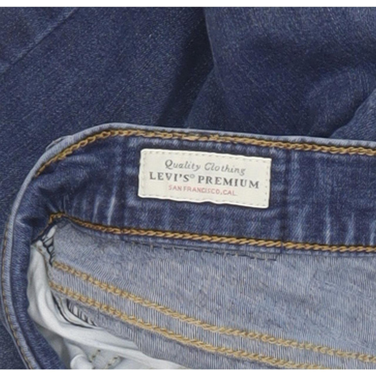 Levi's 710 Super Women Blue Skinny Slim Stretch Jeans W28 L29