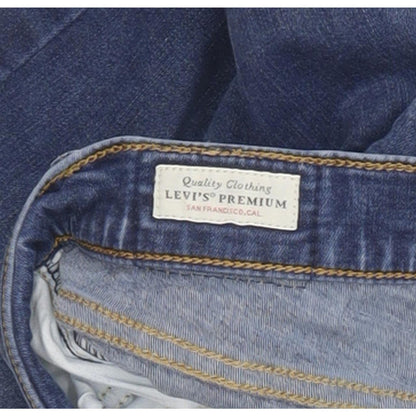 Levi's 710 Super Women Blue Skinny Slim Stretch Jeans W28 L29