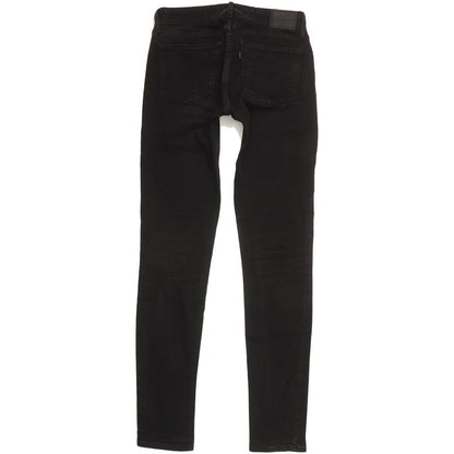 Levi's 711 Women Black Skinny Slim Stretch Jeans W29 L34