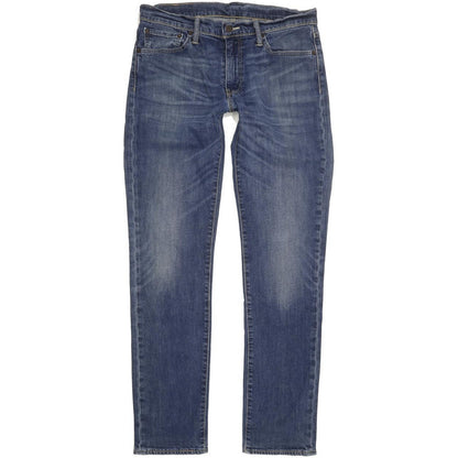 Levi's 511 Men Blue Straight Slim Stretch Jeans W33 L33