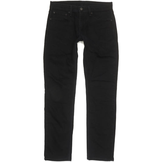 Levi's 511 Men Black Straight Slim Stretch Jeans W31 L31