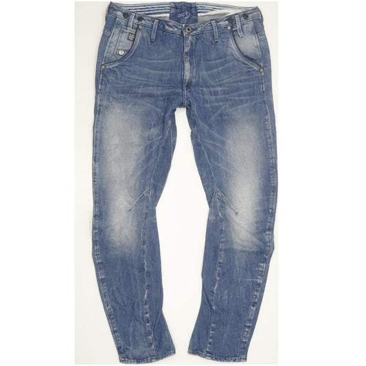 G-Star Arc 3D Women Blue Tapered Loose Stretch Jeans W27 L32