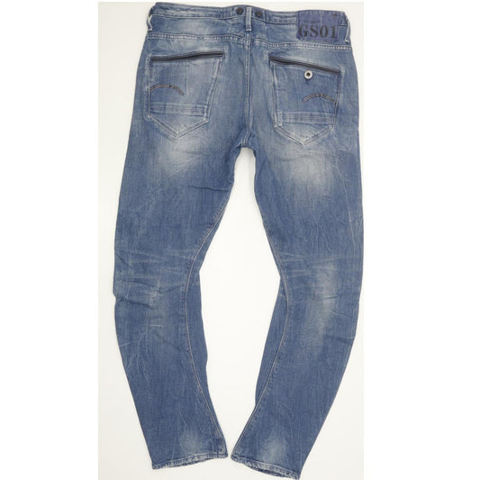 G-Star Arc 3D Women Blue Tapered Loose Stretch Jeans W27 L32