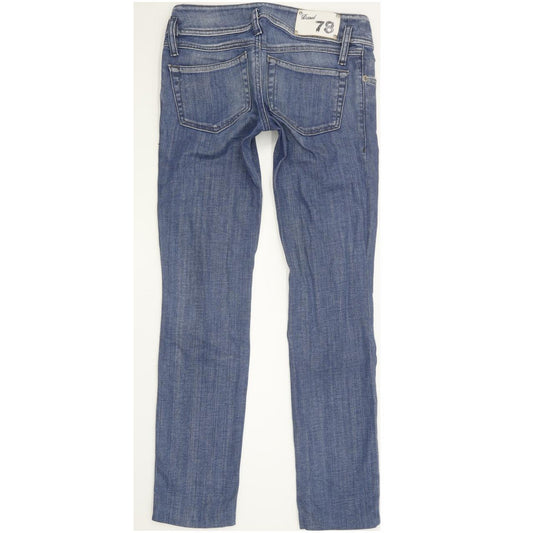 Diesel Matic 008IG Women Blue Straight Slim Stretch Jeans W25 L28