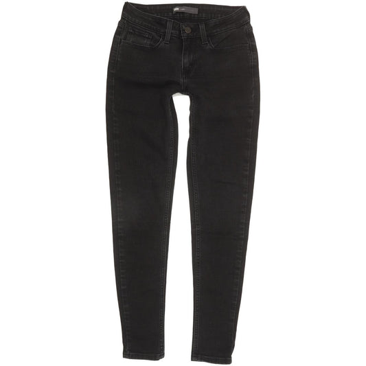 Levi's Women Black Skinny Slim Stretch Leggings W27 L29