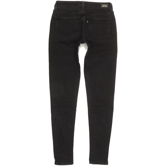 Levi's Women Black Skinny Slim Stretch Leggings W27 L29
