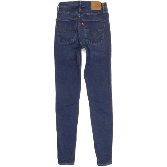 Levi's Mile Blue Skinny Slim Stretch Jeans High Waisted W27 L30