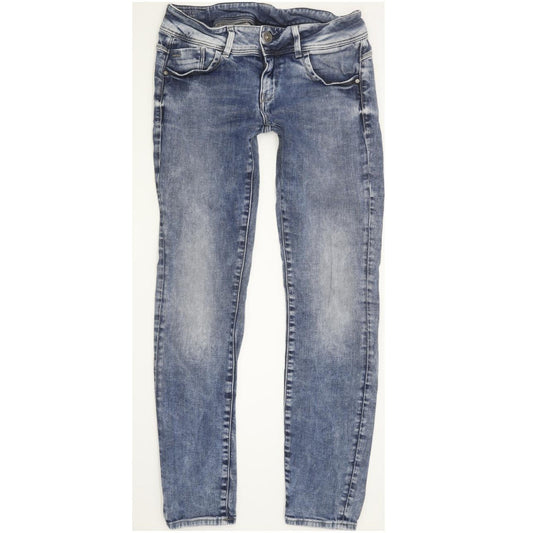 G-Star Lynn Mid Women Blue Skinny Slim Stretch Jeans W29 L30