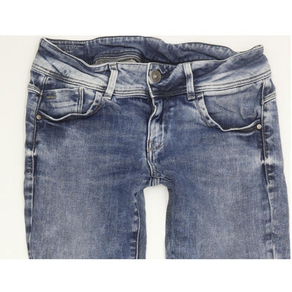 G-Star Lynn Mid Women Blue Skinny Slim Stretch Jeans W29 L30