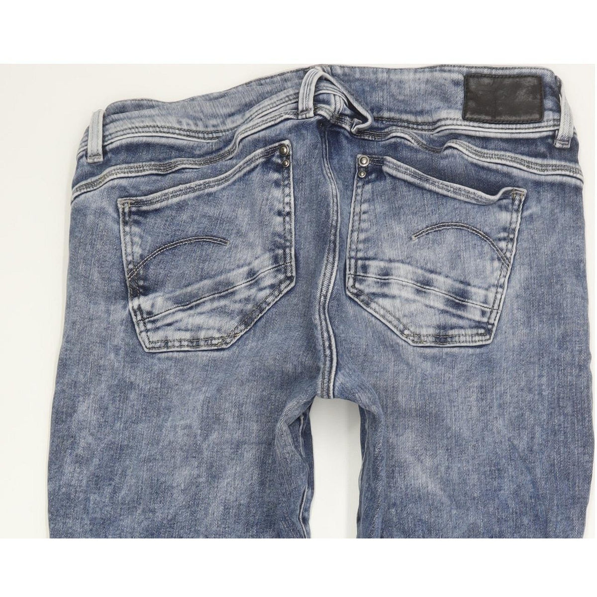 G-Star Lynn Mid Women Blue Skinny Slim Stretch Jeans W29 L30