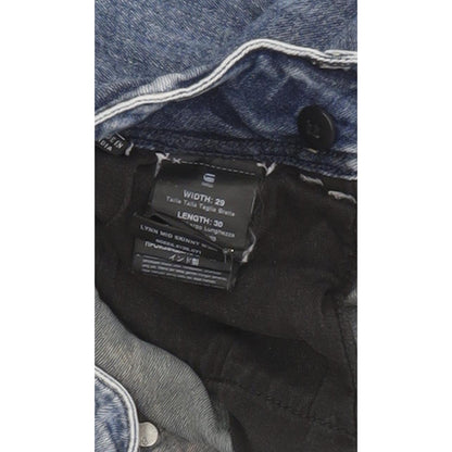 G-Star Lynn Mid Women Blue Skinny Slim Stretch Jeans W29 L30
