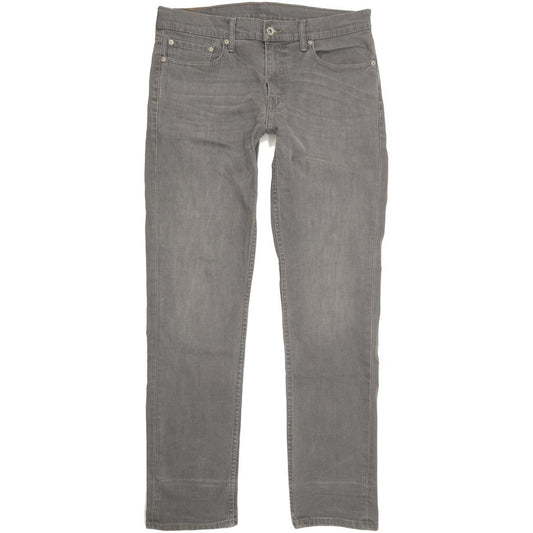 Levi's 511 Men Grey Straight Slim Stretch Jeans W32 L32