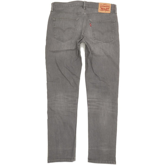 Levi's 511 Men Grey Straight Slim Stretch Jeans W32 L32
