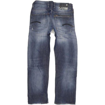 G-Star Attacc Men Blue Straight Loose Jeans W33 L32