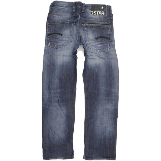 G-Star Attacc Men Blue Straight Loose Jeans W33 L32