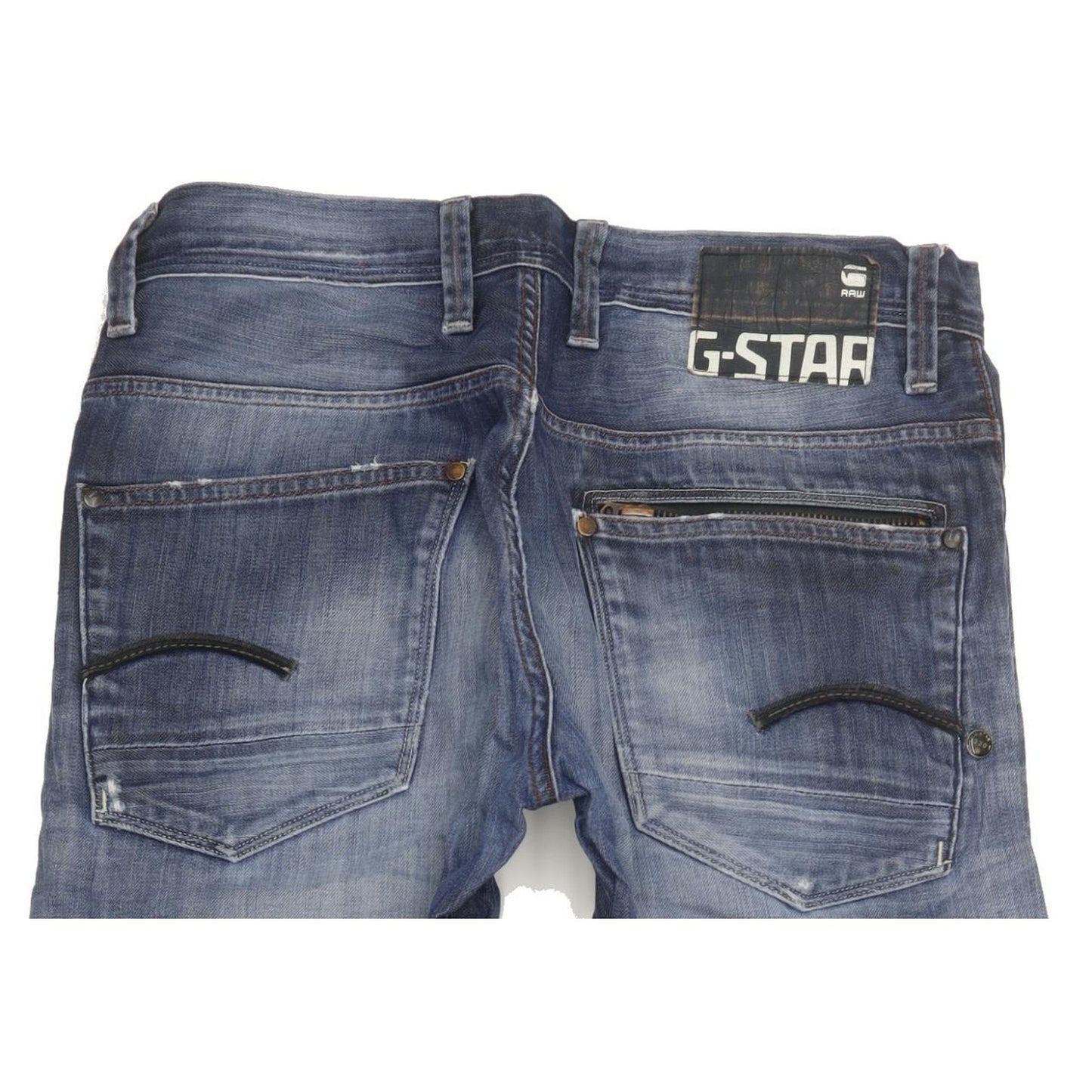 G-Star Attacc Men Blue Straight Loose Jeans W33 L32