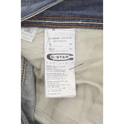 G-Star Attacc Men Blue Straight Loose Jeans W33 L32