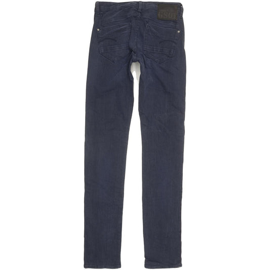 G-Star New Radar Women Blue Skinny Slim Stretch Jeans W27 L32