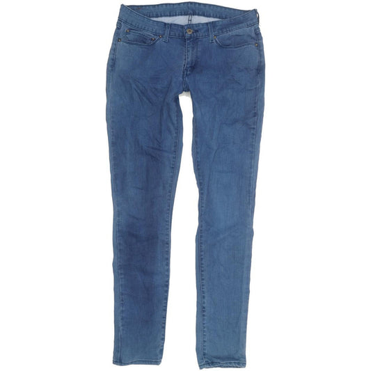 Levi's Women Blue Straight Slim Jeans W31 L32