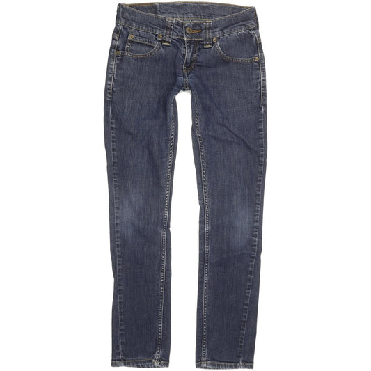 Levi's Women Blue Straight Slim Stretch Jeans W27 L29