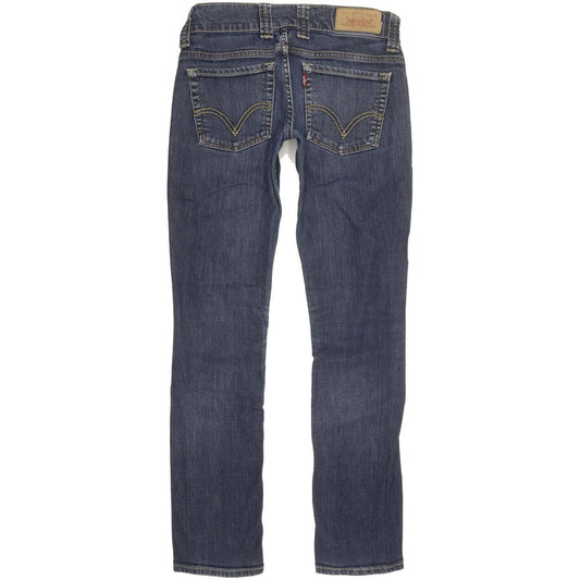 Levi's Women Blue Straight Slim Stretch Jeans W27 L29