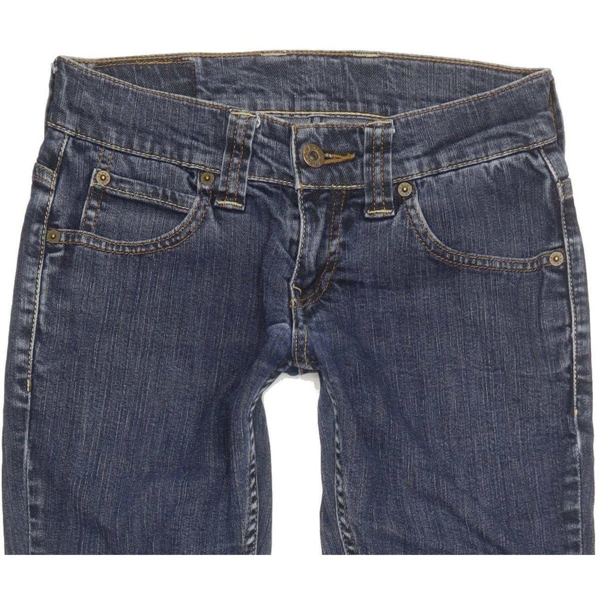 Levi's Women Blue Straight Slim Stretch Jeans W27 L29