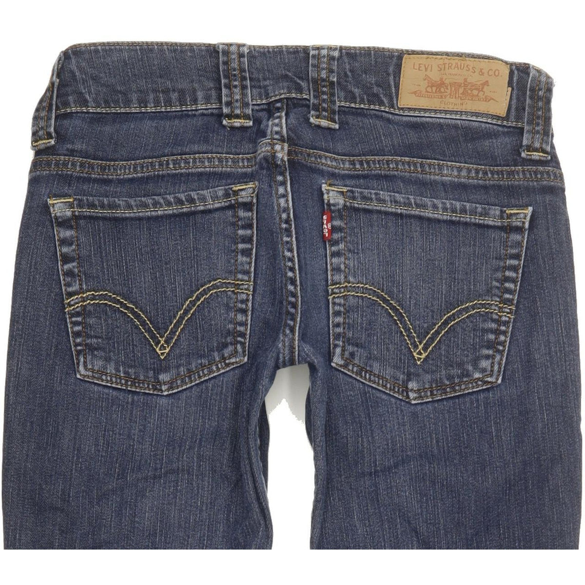 Levi's Women Blue Straight Slim Stretch Jeans W27 L29