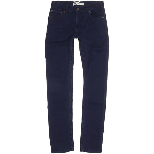 Levi's 510 Kids Navy Skinny Slim Stretch Jeans W26 L31