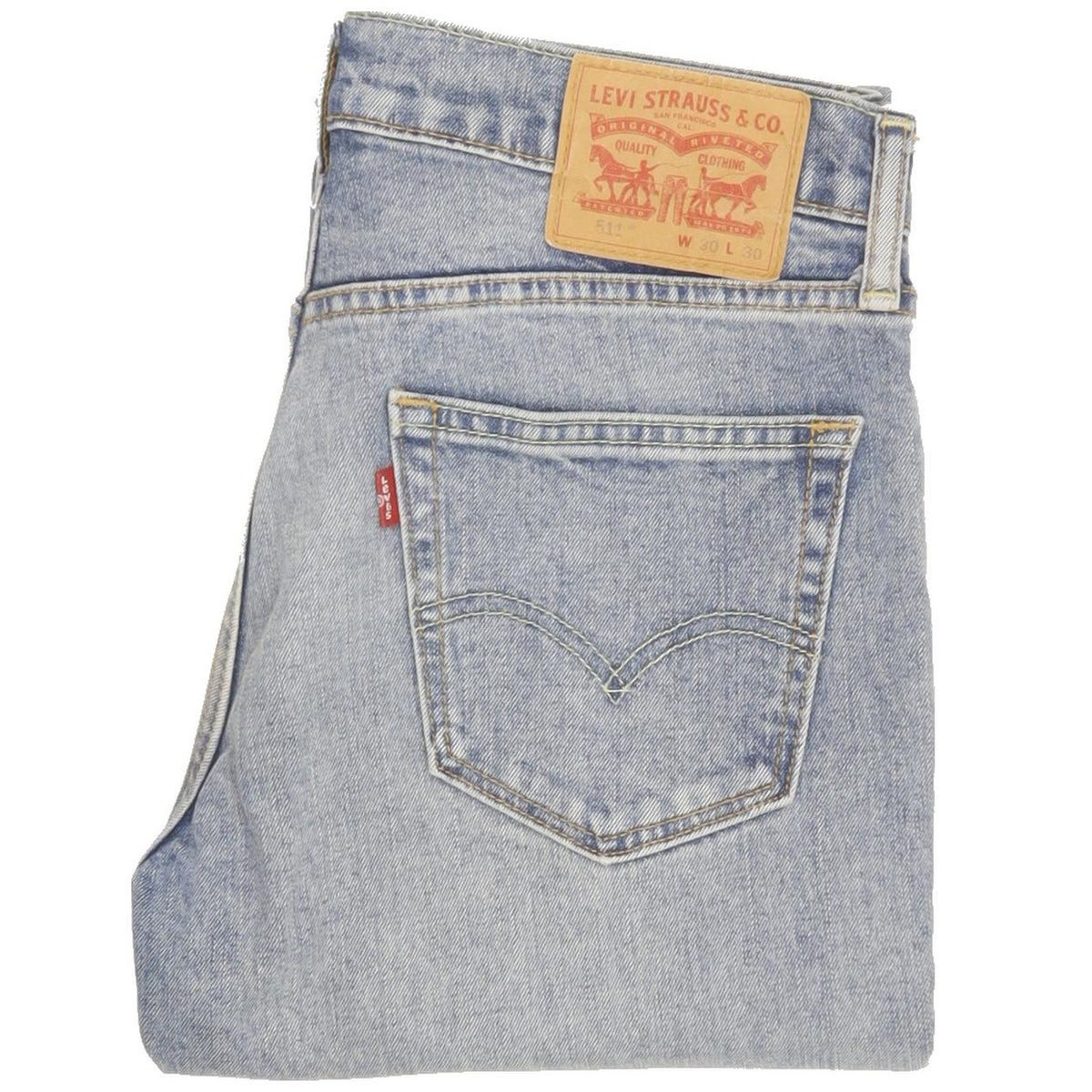 Levi's 511 Men Blue Straight Slim Jeans W30 L30